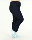 IŞŞIL 540-Büyük Beden Bilek Boy Esnek Kot Pantolon