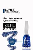 Flormar Yoğun Simli Şeffaf Oje - Glitter Nail Enamel - Gl07 Sapphire Shine - 8682536049832