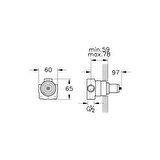 VitrA Origin Ankastre 3 Yollu Yönlendirici A42858 Sıva Altı Grubu