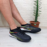 M.P 1358 Siyah-Kırmızı Erkek Halısaha Futbol Ayakkabı