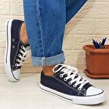 Fiyra 554 Lacivert Kısa Unisex Sneaker Keten Spor Ayakkabı