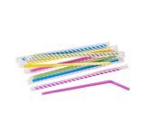 Omnisoft Jelatin Sargılı Geniş Körüklü Frozan Pipet Karışık Renkli 50'li Paket