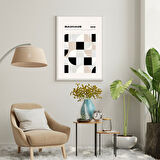 Bauhaus Minimalist  Duvar Tablosu Çerçeveli 2'li Set