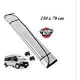 ARAÇ OTO ÖN CAM GÜNEŞLİK KATLANIR METALİZE 150X70CM JUMBO BOY