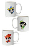 Powerpuff Girls 3'lü Kupa Bardak Set (3 adet gönderilecektir)