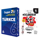 Örnek Akademi 6.Sınıf Süper İkili Türkçe ve Ankara Yayıncılık Türkçe 32 Haftalık Kazanım Deneme Seti 3 Kitap