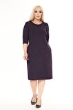 Cepli Kışlık Büyük Beden Elbise 42B-2489