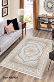 Pamuk Dokuma Taban Kaymaz Yıkanabilir Klasik Desenli  Salon Halısı Mutfak Halısı Koridor Halısı