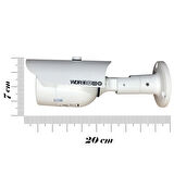 5 Mp 1940P Sensör 6 Mp Sony Lens 48 IR Led Metal Kasa Ip Güvenlik Kamerası