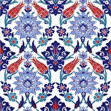 Armada Çini 20X20 Cm Ac 4 İznik Lale Desen Kütahya Çini Karo