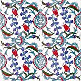 Armada Çini 20x20 Cm Ac 5 İznik Dönence Çiçek Desenli Çini Karo