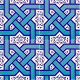 Armada Çini 20x20 Cm Ac 6 Selçuklu Turkuaz Zincir Geçme  Çini Karo