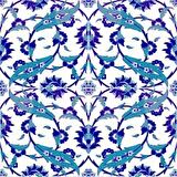Armada Çini 20x20 Cm Ac 32 Selçuklu Mavi Beyaz Kütahya Çini Karo
