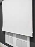 Beyaz Işık Geçirmeyen Blackout Stor Perde  Beyaz-170 x 200