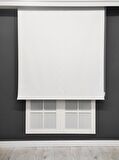 Beyaz Işık Geçirmeyen Blackout Stor Perde  Beyaz-170 x 200