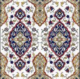 Armada Çini 20x20 Cm SP 79 Kütahya Çinisi Osmanlı Desenli Çini Karo