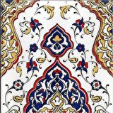 Armada Çini 20x20 Cm SP 79 Kütahya Çinisi Osmanlı Desenli Çini Karo