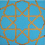 Armada Çini 20x20 Cm SP 89 Turkuaz Metalik Kütahya Çini Karo