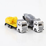 2’li Çek Bırak İş Makinesi Seti – Mikser ve Kepçe Göreve Hazır!