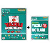 Tonguç Akademi 5.Sınıf  2. Dönem 1. ve 2. Yazılı Notları + Yazılı Denemeleri 2'li Set
