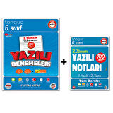 Tonguç Akademi 6.Sınıf 2. Dönem 1. ve 2. Yazılı Notları + Yazılı Denemeleri 2'li Set