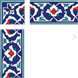 Armada Çini 10x10 cm KSK 41 Kütahya İznik Rumi Çini Bordür Köşe