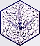 Armada Çini 21x23 Cm AL 07 Altıgen Çini Desenli İznik Karo