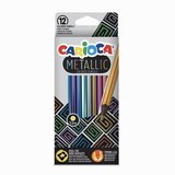 Lilmirik Carioca 12 Renk Metalik Kuru Boya Seti