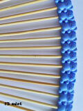 15 cm Uzun Pasta Kürdanı - 15 Adet Ayıcıklı Kokteyl Karıştırıcı Mavi