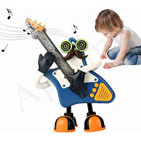 Sesli Işıklı Müzikli Hareket Eden Gitar Yürüyen Robot