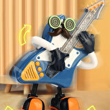 Sesli Işıklı Müzikli Hareket Eden Gitar Yürüyen Robot