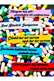 Doğum günü fanus şişede Aşk Sözü Yazılı Kapsül güncel 20 Adet Sevgiliye Hediyelik KapsfansIID.G.