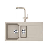 Urban Ubg 651-100 Sahara Granit Eviye, Active Plus Doccia 2.0 Batarya Set