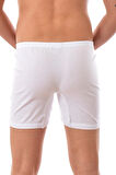 Erkek Beyaz Paçalı Boxer