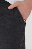 Erkek Siyah Içi Polarlı Slim Fit Paça Lastikli Jogger Eşofman Altı 
