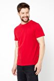 METALIC Erkek Çok Renkli T- Shirt Regular Fit Rahat Kesim Bisiklet Yaka Basic Tişört 