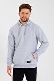 Kanguru Cepli Kapüşonlu İçi pamuklu Erkek Sweatshirt