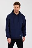 Kanguru Cepli Kapüşonlu İçi pamuklu Erkek Sweatshirt