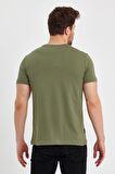 METALIC Erkek Pamuklu Kısa Kollu V Yaka T-shirt MTLCO36