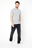 METALIC Erkek Çok Renkli T- Shirt Regular Fit Rahat Kesim Bisiklet Yaka Basic Tişört 