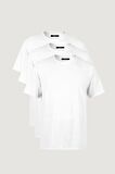 METALIC Erkek Çok Renkli T- Shirt Regular Fit Rahat Kesim Bisiklet Yaka 3'lü Basic Tişört Paketi