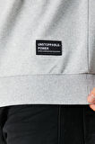 Erkek Gri Basic Bisiklet Yaka Regular Fit Normal Kesim 2 İplik Sweatshirt