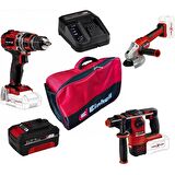 Einhell TE-TK 18 LI 4 Ah Tek Akülü Vidalama Seti