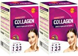 Powder Collagen 2x300 Gr Type 1-2-3 Dmae Hyarunonic Acid Toz Kolajen Tip 1-2-3
