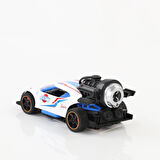 Metal Duman Çıkartan Sesli Işıklı Çek Bırak Buggy Araba  Yaklaşık 11-12 Cm  Kauçuk Tekerli