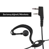 Garson Telsiz Kulaklığı Mikrofonlu, Kulak İçi. | 2pin 3.5mm*2.5mm
