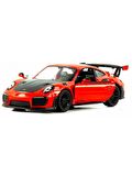 Kinsmart Porsche GT2 Rs Diecast Çek Bırak Metal Araba 1:34 Ölçek