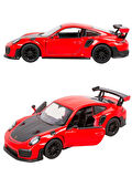 Kinsmart Porsche GT2 Rs Diecast Çek Bırak Metal Araba 1:34 Ölçek
