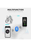 X63 Motosiklet Kask Kulaklık Intercom Işıklı Motorsiklet Interkom 5.3