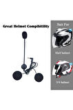 Jack Girişli 3.5mm İntercom Kulaklığı Bt31,bt22,bt35 Uyumlu Motorsiklet Kask Yedek Mikrofon
